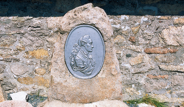 Die Goethe-Plakette am Wolkenhäuschen auf dem Brocken
