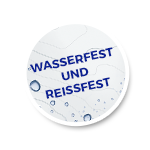 Hinweis-Schild auf das wetterfeste Material