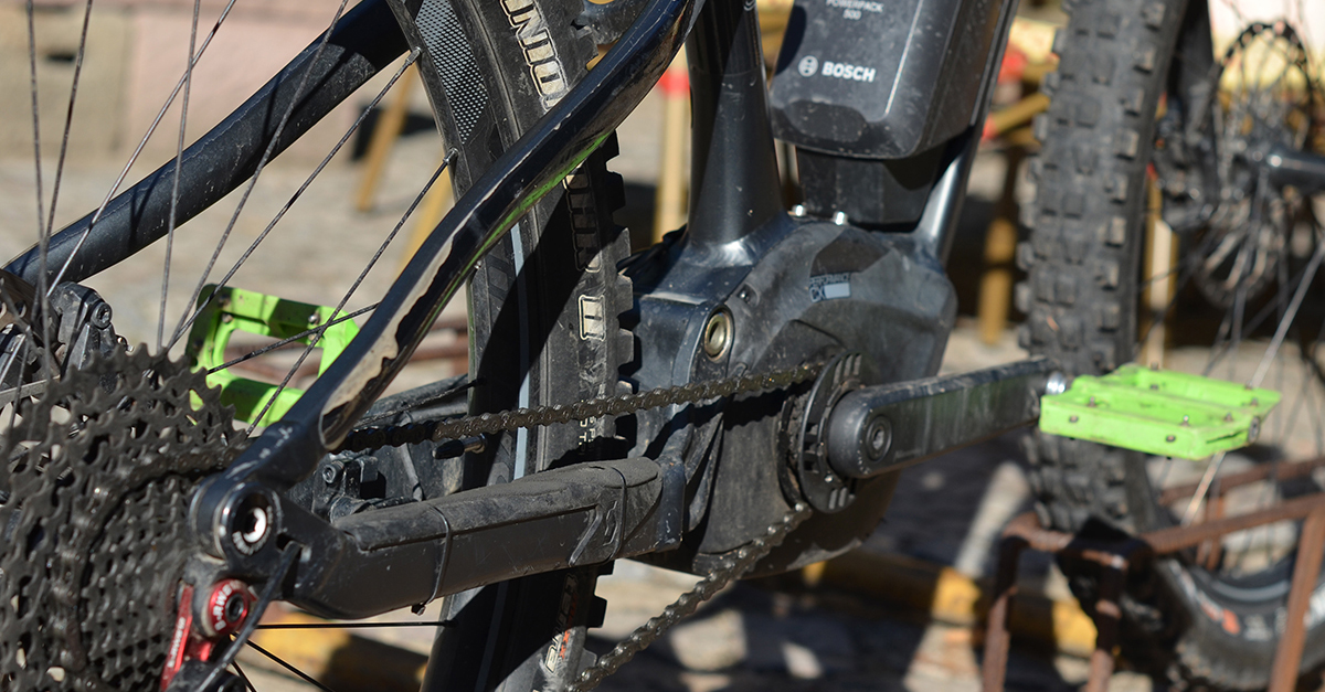 Ein E-MTB in Ilsenburg